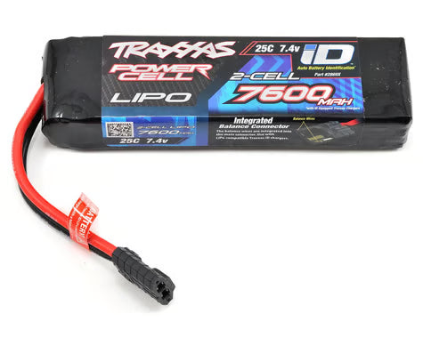 Traxxas 2869X 2S "Power Cell" 25C LiPo Battery w/iD Traxxas Connector (7.4V/7600mAh) TRA2869X