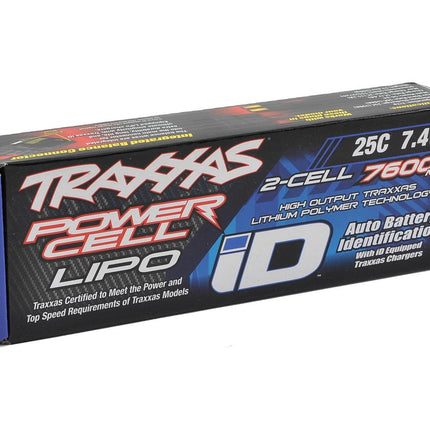 Traxxas 2869X 2S "Power Cell" 25C LiPo Battery w/iD Traxxas Connector (7.4V/7600mAh) TRA2869X