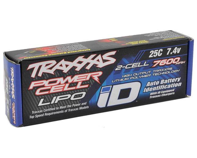Traxxas 2869X 2S "Power Cell" 25C LiPo Battery w/iD Traxxas Connector (7.4V/7600mAh) TRA2869X