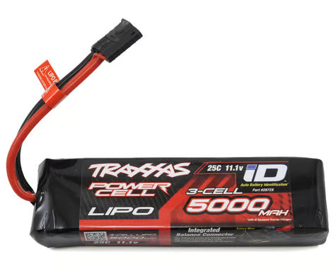 Traxxas 2872X 3S "Power Cell" 25C LiPo Battery w/iD Traxxas Connector (11.1V/5000mAh) TRA2872X
