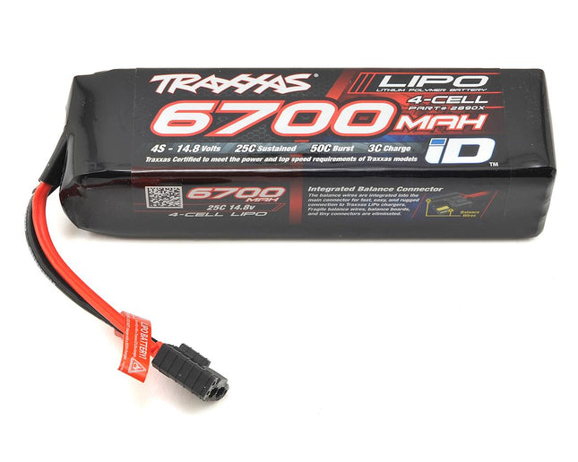 Traxxas 2890X 4S "Power Cell" 25C LiPo Battery w/iD Traxxas Connector (14.8V/6700mAh) TRA2890X