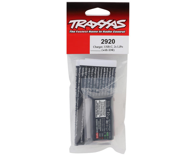 Traxxas 2920 USB-C 2S Lipo Charger w/iD® Connector TRA2920