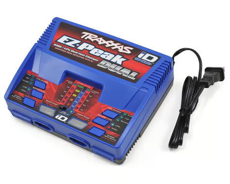 Traxxas 2972 EZ-Peak Dual Multi-Chemistry Battery Charger w/Auto iD (3S/8A/100W) TRA2972