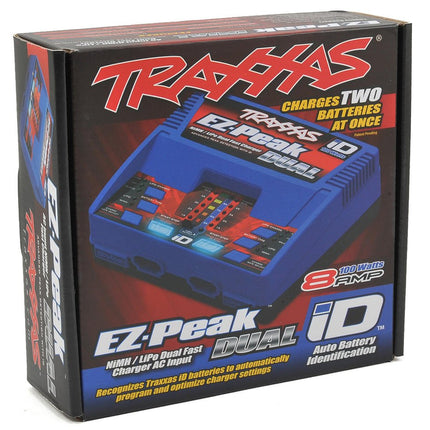 Traxxas 2972 EZ-Peak Dual Multi-Chemistry Battery Charger w/Auto iD (3S/8A/100W) TRA2972