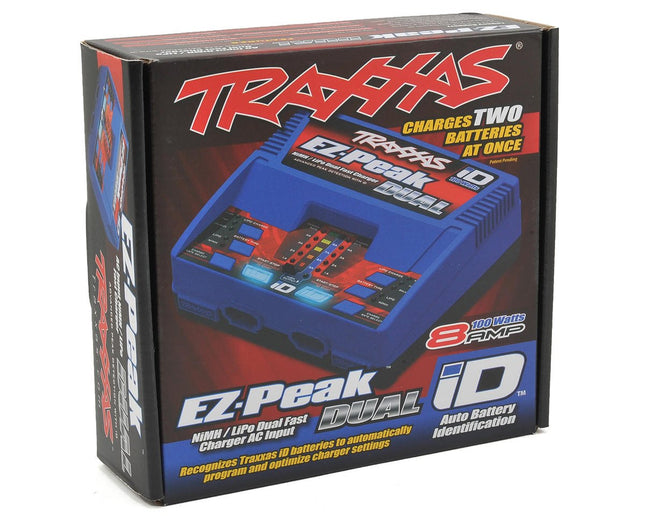 Traxxas 2972 EZ-Peak Dual Multi-Chemistry Battery Charger w/Auto iD (3S/8A/100W) TRA2972