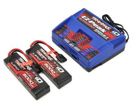 Traxxas 2990 EZ-Peak 3S "Completer Pack" Dual Multi-Chemistry Battery Charger w/Two Power Cell Batteries (5000mAh) TRA2990