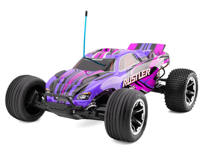 Traxxas Rustler HD 1/10 RTR 2WD Electric Stadium Truck w/XL-5 ESC, TQ 2.4GHz Radio, Battery & USB-C Charger TRA37254-8