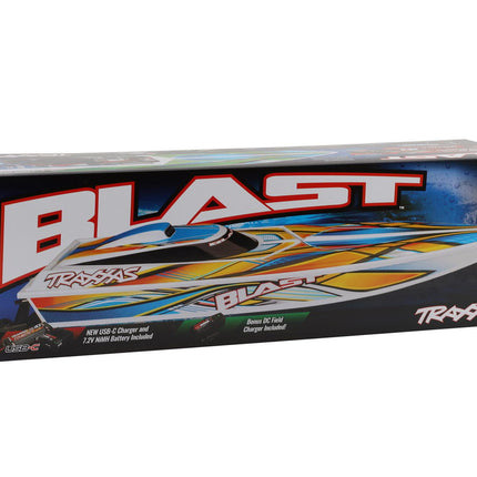 Traxxas Blast 24" High Performance RTR Race Boat w/TQ 2.4GHz Radio, Battery & DC Charger TRA38104-8