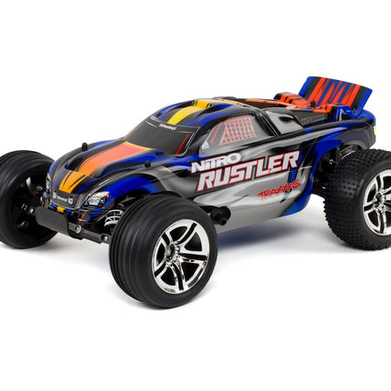 Traxxas Nitro Rustler 1/10 RTR Stadium Truck w/TQi 2.4GHz, TSM, EZ Start, Battery & DC Charger TRA44096-3