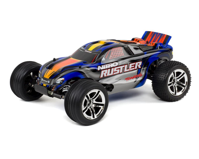 Traxxas Nitro Rustler 1/10 RTR Stadium Truck w/TQi 2.4GHz, TSM, EZ Start, Battery & DC Charger TRA44096-3
