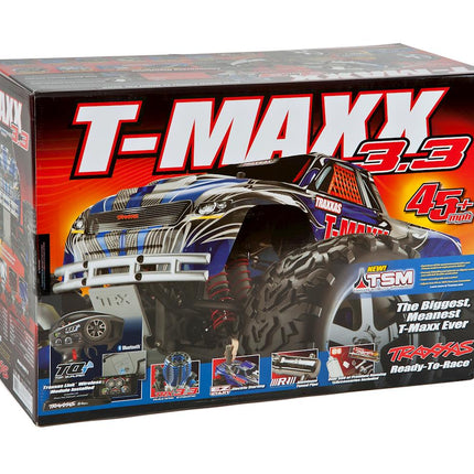 Traxxas 49077-3 T-Maxx 3.3 4WD RTR Nitro Monster Truck w/TQi, TSM, Telemetry, Battery & DC Charger TRA49077-3
