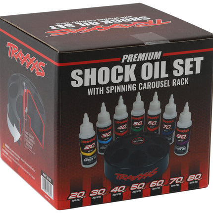 Traxxas 5038X Premium Shock Oil Set w/Carousel Rack TRA5038X