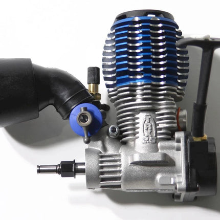 Traxxas 5207R TRX 2.5R .15 Rear Exhaust IPS Shaft Slide Carb Nitro Engine Standard Plug, Pull Start TRA5207R