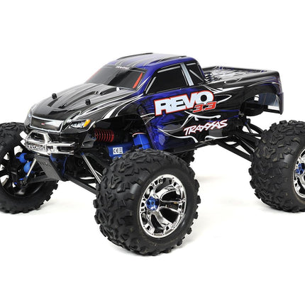 Traxxas 53097-3 Revo 3.3 4WD RTR Nitro Monster Truck w/TQi 2.4Ghz Radio, TSM, Batteries & DC Charger TRA530973
