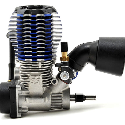 Traxxas 5407 TRX 3.3 Rear Exhaust IPS Shaft Standard Plug, Slide Carb Engine (Pull Start) TRA5407