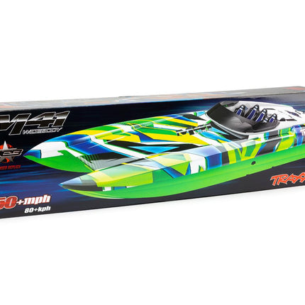 Traxxas 57046-4 DCB M41 Widebody 40" Catamaran High Performance 6S Race Boat w/TQi 2.4Ghz Radio & TSM TRA57046-4