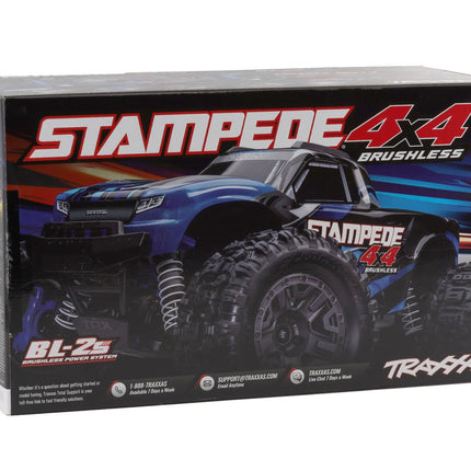 Traxxas Stampede 4x4 BL-2S Brushless 1/10 RTR Monster Truck w/BL-2S ESC, TQ 2.4GHz Radio TRA67154-4