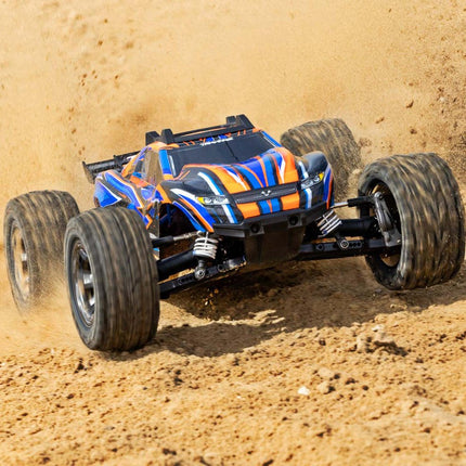 Traxxas Rustler 4x4 VXL Brushless RTR 1/10 4WD Stadium Truck w/TQi 2.4GHz Radio & TSM TRA67376-4