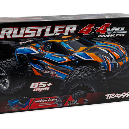 Traxxas Rustler 4x4 VXL Brushless RTR 1/10 4WD Stadium Truck w/TQi 2.4GHz Radio & TSM TRA67376-4