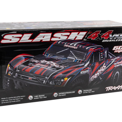 Traxxas Slash VXL 1/10 RTR 4x4 Brushless Short Course Truck w/TQi™ 2.4GHz Radio & TSM® TRA68386-4