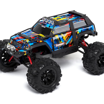 Traxxas Summit 1/16 4WD RTR Monster Truck (Rock n Roll) w/TQ 2.4GHz, Battery, Charger & LEDs TRA72054-5