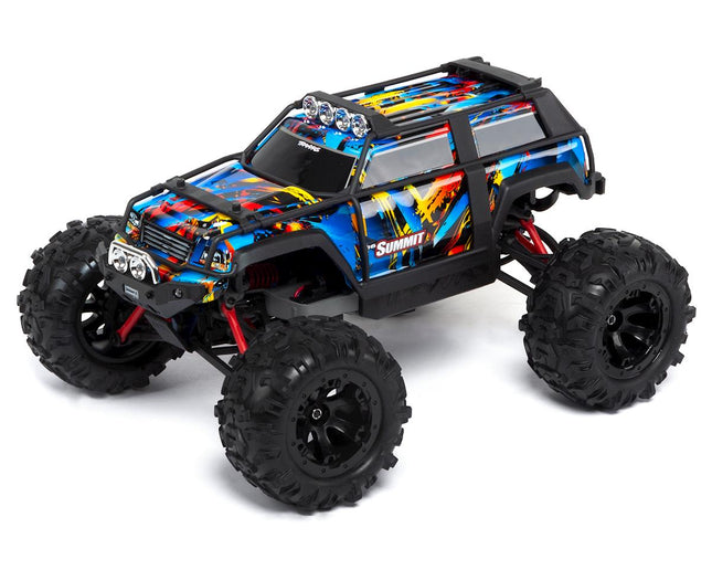 Traxxas Summit 1/16 4WD RTR Monster Truck (Rock n Roll) w/TQ 2.4GHz, Battery, Charger & LEDs TRA72054-5