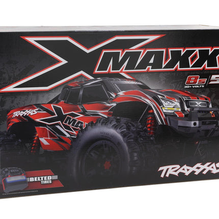 Traxxas 77096-4 X-Maxx 8S 1/6 4WD Brushless RTR Monster Truck w/2.4GHz TQi Radio, TSM & Belted Tires TRA770964