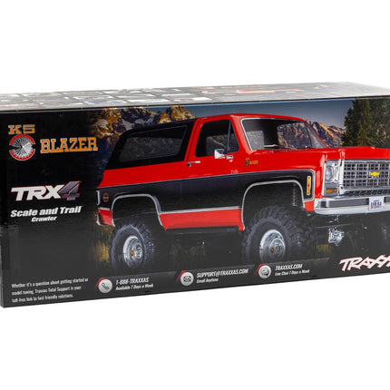 Traxxas TRX-4® 1/10 Trail Crawler Truck w/1979 Chevy Blazer Clipless Body w/TQi 2.4GHz Radio TRA82276-4