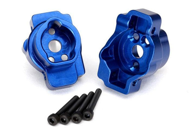 Traxxas 8256X TRX-4 Aluminum Rear Portal Drive Axle Mount Blue TRA8256X
