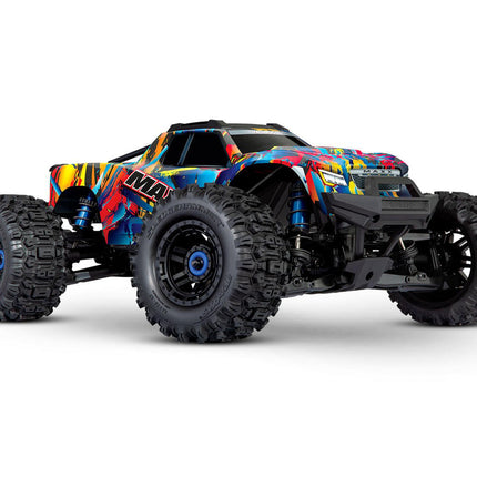 Traxxas Maxx WideMaxx 1/10 Brushless RTR 4WD Monster Truck w/TQi 2.4GHz Radio & TSM TRA89086-4