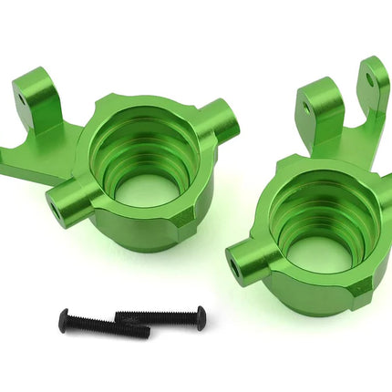 Traxxas 8937G Maxx Aluminum Steering Blocks Green TRA8937G