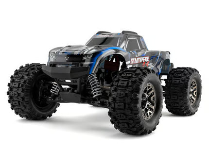 Traxxas Stampede 4x4 VXL Brushless RTR 1/10 4WD Monster Truck w/TQi 2.4GHz Radio & TSM TRA90376-4