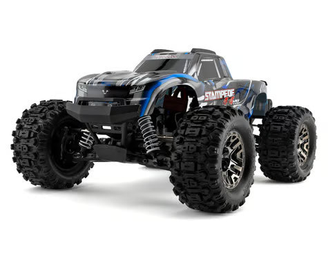 Traxxas Stampede 4x4 VXL Brushless RTR 1/10 4WD Monster Truck w/TQi 2.4GHz Radio & TSM TRA90376-4