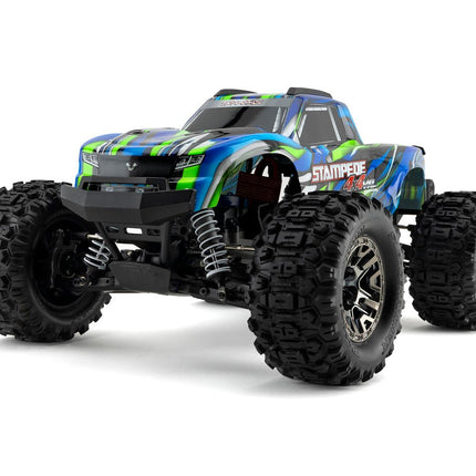 Traxxas Stampede 4x4 VXL Brushless RTR 1/10 4WD Monster Truck w/TQi 2.4GHz Radio & TSM TRA90376-4