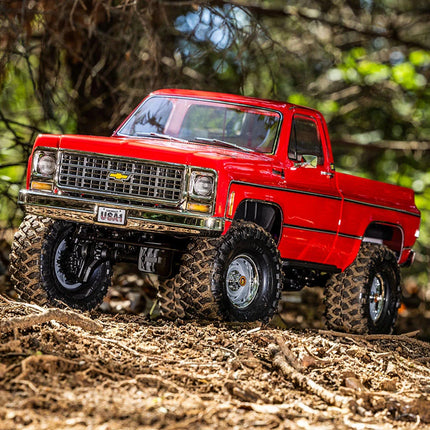 Traxxas 92154-4 TRX-4® 1/10 4WD RTR Scale & Trail® Rock Crawler w/1979 Chevrolet® K10 Truck Body (Red) w/XL-5™ HV ESC & TQ™ 2.4GHz Radio TRA92154-4