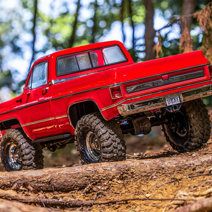 Traxxas 92154-4 TRX-4® 1/10 4WD RTR Scale & Trail® Rock Crawler w/1979 Chevrolet® K10 Truck Body (Red) w/XL-5™ HV ESC & TQ™ 2.4GHz Radio TRA92154-4