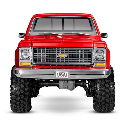 Traxxas 92154-4 TRX-4® 1/10 4WD RTR Scale & Trail® Rock Crawler w/1979 Chevrolet® K10 Truck Body (Red) w/XL-5™ HV ESC & TQ™ 2.4GHz Radio TRA92154-4
