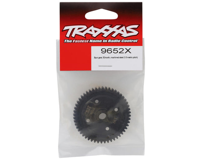 Traxxas 9652X Spur gear 52-tooth machined steel 1.0 metric pitch TRA9652X