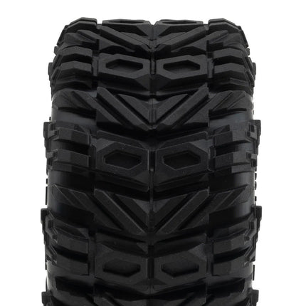 UpGrade RC Low-Pro BELTED Dirt Claw 2.8" Pre-Mounted All-Terrain Tires w/5-Star Wheels (2) (17mm/14mm/12mm Hex) UPG-10004
