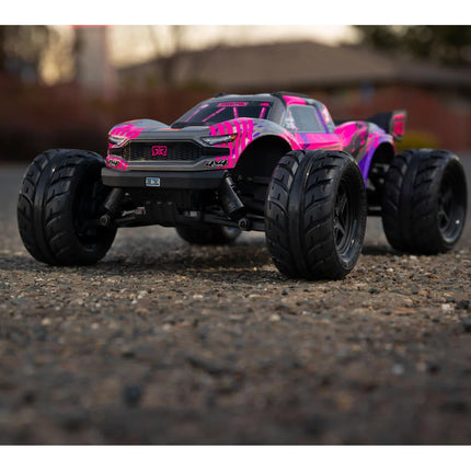 UpGrade RC Low-Pro BELTED Street Radials 2.8" Pre-Mounted On-Road Tires w/5-Star Wheels (2) (17mm/14mm/12mm Hex) UPG-10005
