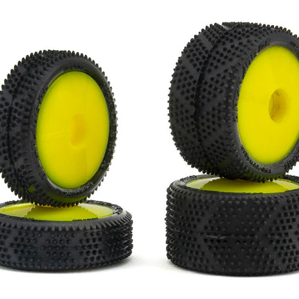 UpGrade RC Micro Spiker Pre-Mounted Front and Rear Carpet Tires for Losi® Micro-B (Various Colors)