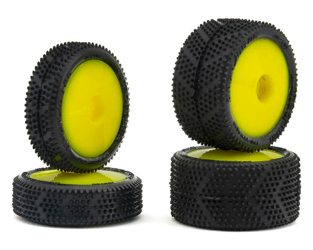 UpGrade RC Micro Spiker Pre-Mounted Front and Rear Carpet Tires for Losi® Micro-B (Various Colors)