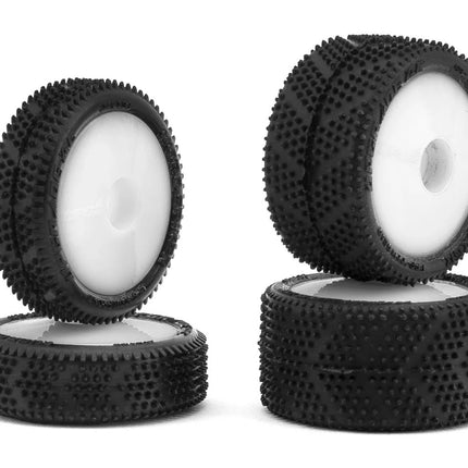 UpGrade RC Micro Spiker Pre-Mounted Front and Rear Carpet Tires for Losi® Micro-B (Various Colors)