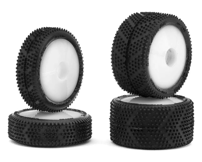 UpGrade RC Micro Spiker Pre-Mounted Front and Rear Carpet Tires for Losi® Micro-B (Various Colors)