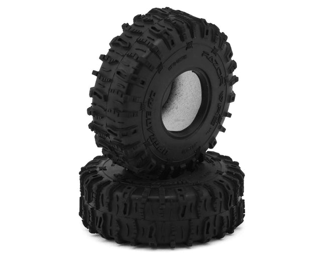 UpGrade RC UPG-10018 Micro Razor Wire XL 1.0" Class 2 Razor-Inspired Rock Crawler Tires (Super Soft) (2) (64mm OD) UPG10018