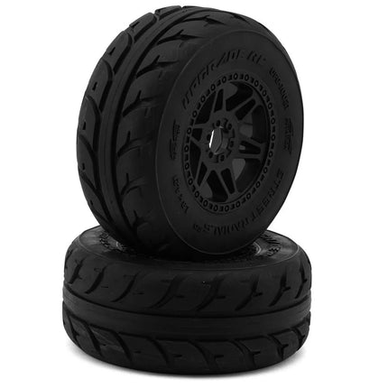 UpGrade RC Street Radial SC 2.2/3.0" Pre-Mounted Short Course Truck Tires (2) (17mm/14mm/12mm Hex) UPG-10021
