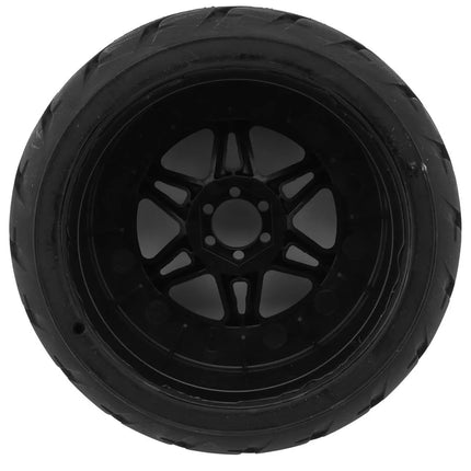 UpGrade RC Street Radial SC 2.2/3.0" Pre-Mounted Short Course Truck Tires (2) (17mm/14mm/12mm Hex) UPG-10021