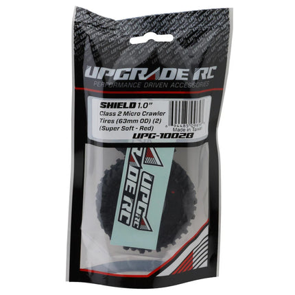 UpGrade RC Micro Shield 1.0" Class 2 Micro Crawler Tires (2) (63mm OD) (Super Soft) UPG-10028