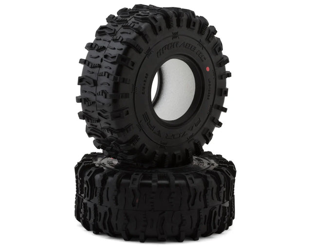 UpGrade RC Razor Wire 2.2" Class 3 Razor-Inspired Tread Rock Crawler Tires (2) (Super Soft) UPG-10030(5.25" O.D.)