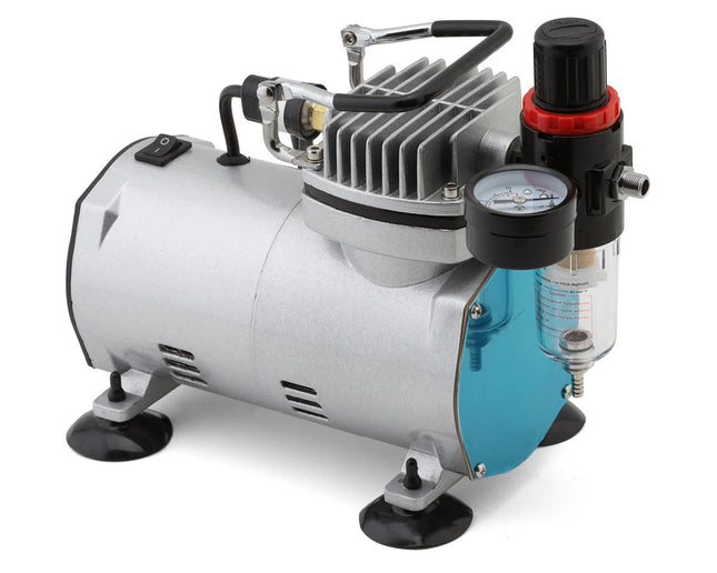 UpGrade RC S-20BK Airbrush Oil-Less Mini Air Compressor (Piston Type) UPG-13101